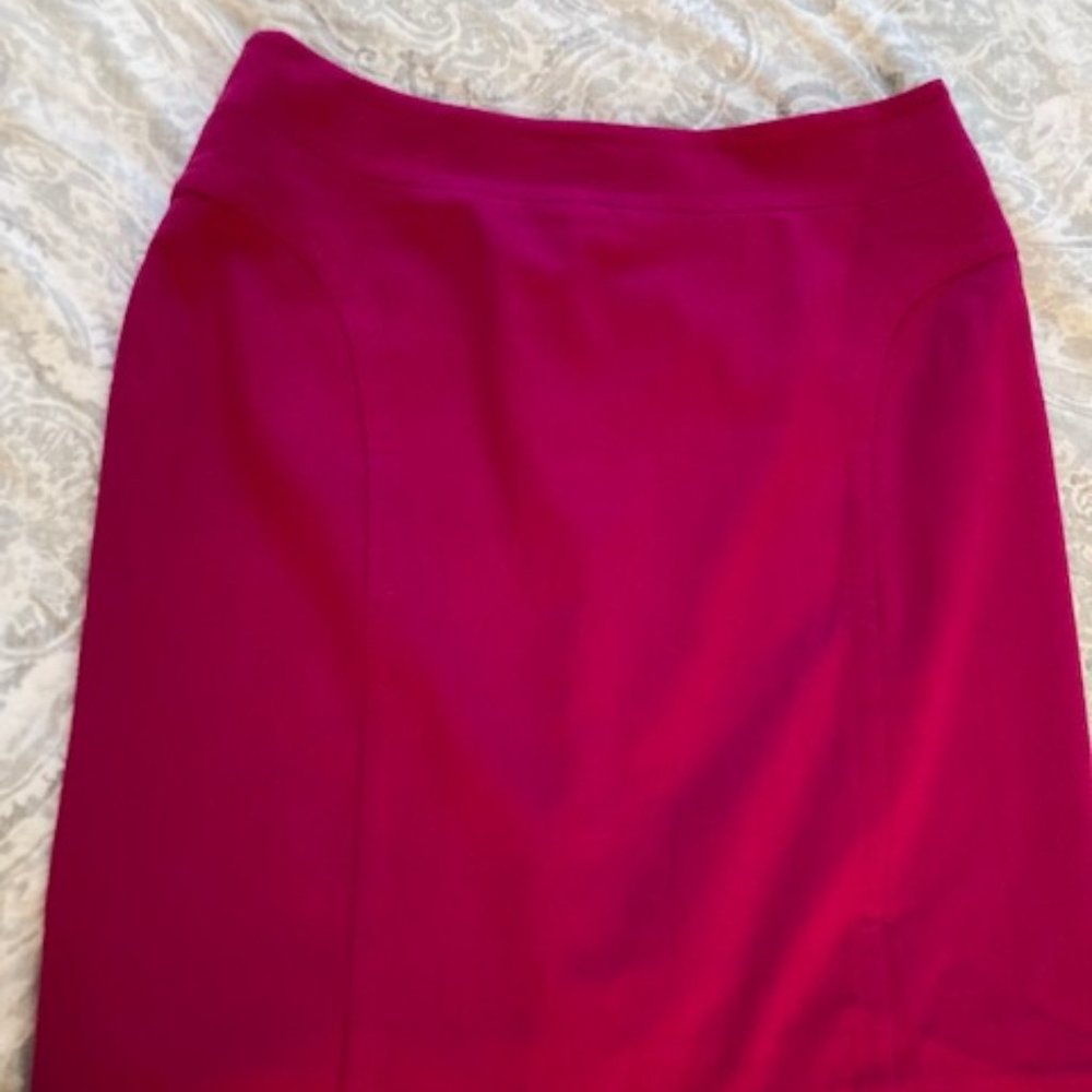 Hot Pink Pencil Skirt